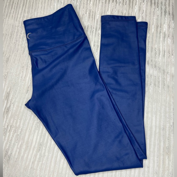 ZYIA BLUE METALLIC LIGHT N TIGHT HI-RISE 7/8 - Picture 3 of 8